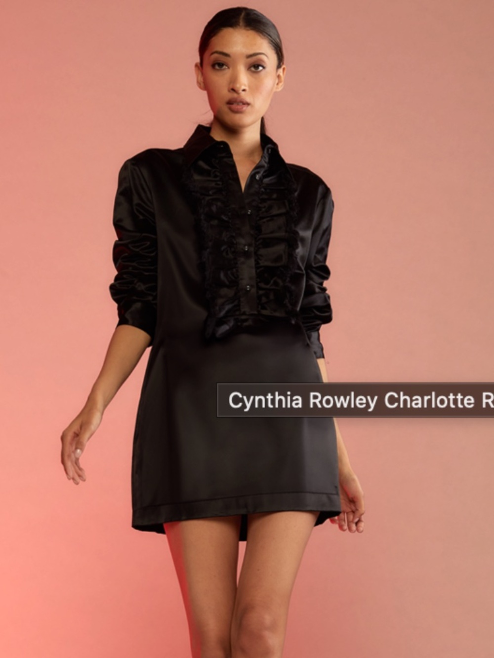 Cynthia Rowley Charlotte Ruffle Mini Dress